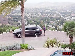 Stuck big ass shemale Brittney Kade got fucked in ass by Steve Rickz friend