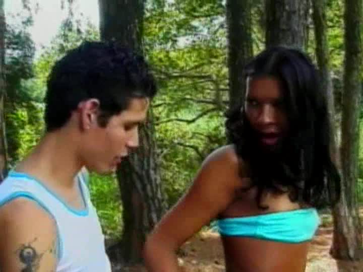 Outdoor fuck with a latina TS doll