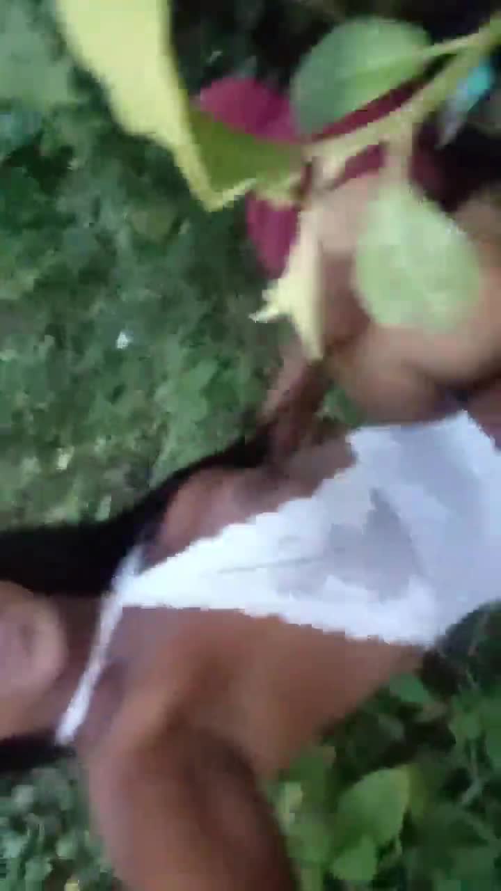 Fucking her sugar daddy outdoors